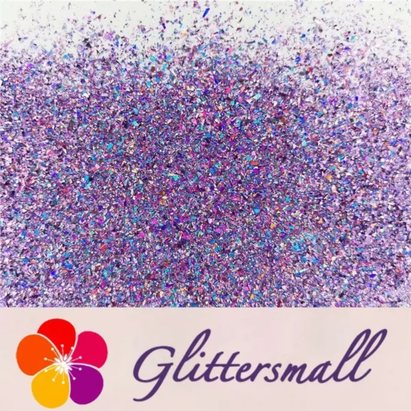 IMG_20191016_205546.webp Holographic Light Purple Opa Cellophane Holo Shards Confetti Glitter Sprinkle Toppings LB0802 2x2