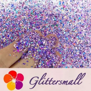 IMG_20191016_205656.webp Holographic Light Purple Opa Cellophane Holo Shards Confetti Glitter Sprinkle Toppings LB0802 2x2