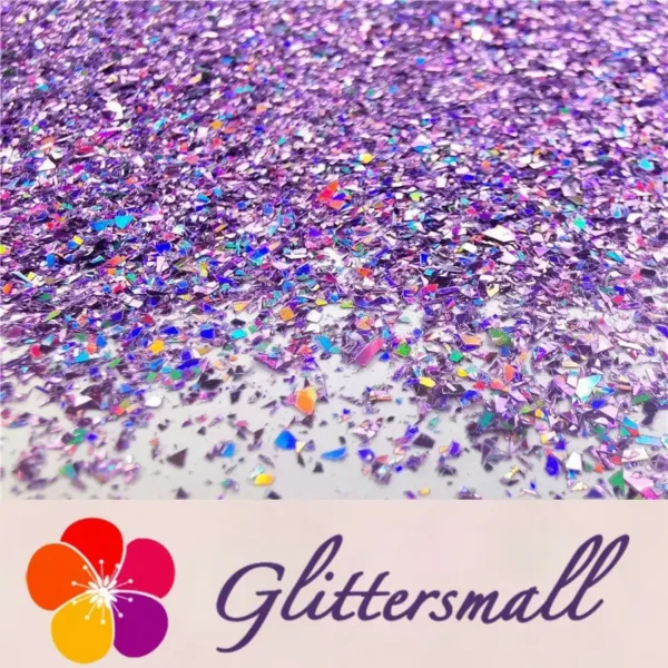 IMG_20191016_205727.webp Holographic Light Purple Opa Cellophane Holo Shards Confetti Glitter Sprinkle Toppings LB0802 2x2