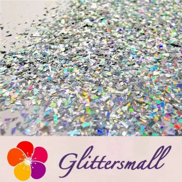 IMG_20191016_214636.webp Holographic Silver Opa Cellophane Holo Shards Confetti Glitter Sprinkle Toppings LB0100 2x2