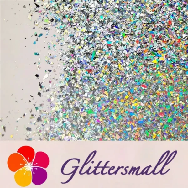 IMG_20191016_214649.webp Holographic Silver Opa Cellophane Holo Shards Confetti Glitter Sprinkle Toppings LB0100 2x2