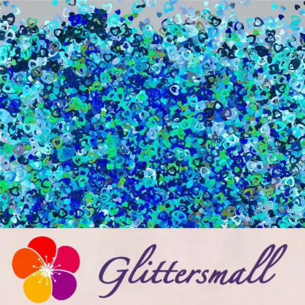 IMG_20191102_150531_5222b311-9d58-4d5f-9e6c-b1f294835dd7.webp 4mm Holographic Sky Blue Hollow Out Heart Shaped Glitter LB0700