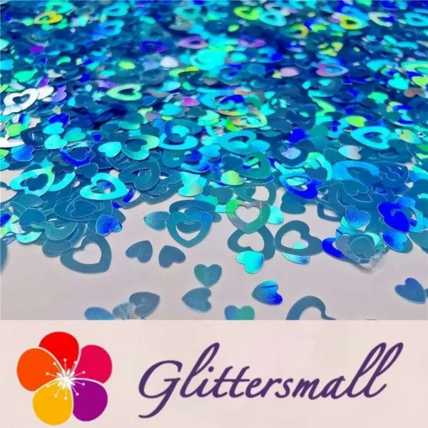 IMG_20191102_150720_4aa0bae6-d53f-47cb-8b50-b42ee722aa94.webp 4mm Holographic Sky Blue Hollow Out Heart Shaped Glitter LB0700