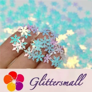 IMG_20191114_204721_ecc7850a-69c3-4837-87a2-6e625281cef8.webp 9mm Snowflake Shaped Iridescent Glitter C021R