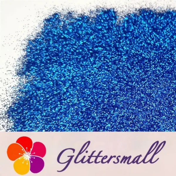 0.2mm hexagon blue cosmetic grade biodegradable glitter in bulk BIO007
