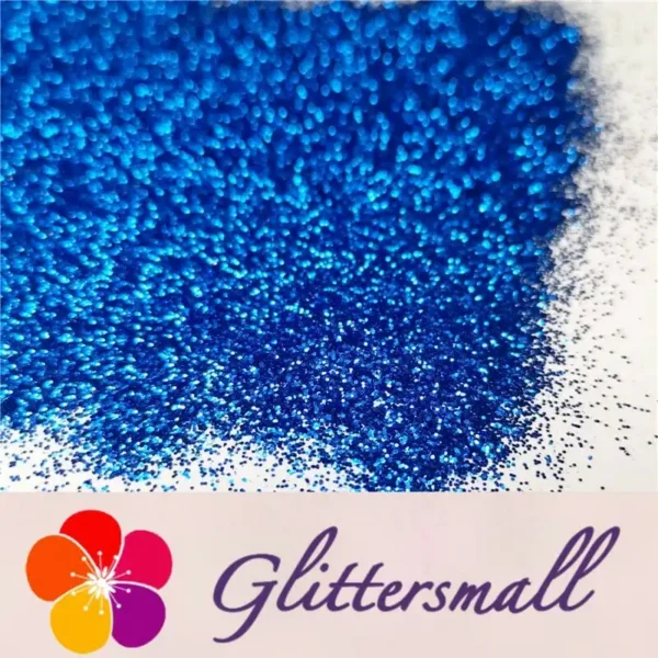 0.2mm hexagon blue cosmetic grade biodegradable glitter in bulk BIO007