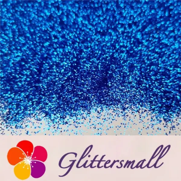 0.2mm hexagon blue cosmetic grade biodegradable glitter in bulk BIO007