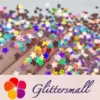 IMG_20191230_205612_e2653e98-da50-4796-a96b-65a6b7b59034.webp 5mm Cherry Blossoms (Sakura) Shaped Holographic Hazy Pink Glitter LB0911