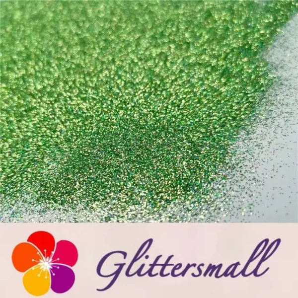 0.2mm Holographic Pigment Grass Green Glitter Cosmetic Grade SLG008