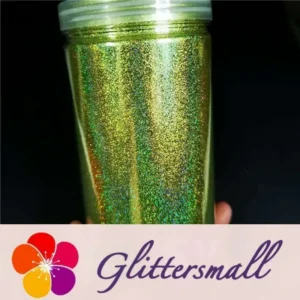 IMG_20200326_204402.webp 0.2mm Holographic Pigment Golden Green Glitter Cosmetic Grade SLG007