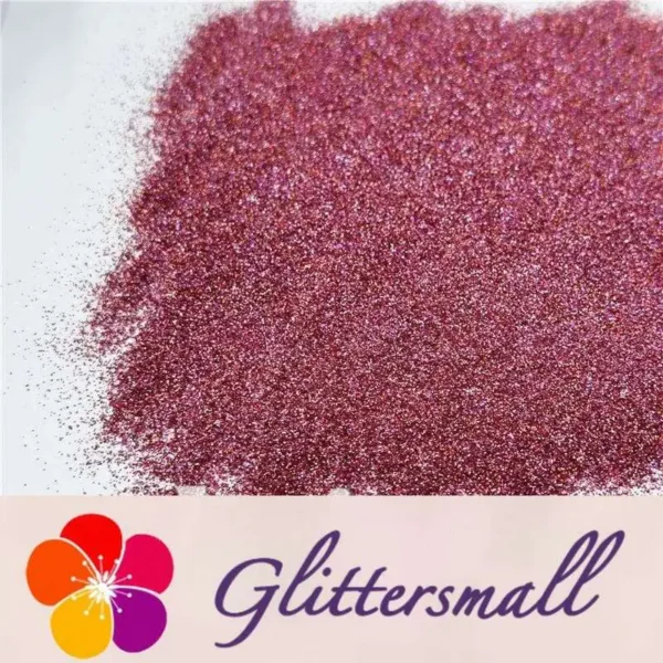 0.2mm Professional Cosmetic Glitter For Lip Gloss, Lipstick Holographic Hazy Pink FCHL911