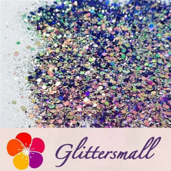 General Mixed Iridescent Phantom Purple Glitter C-BSL010