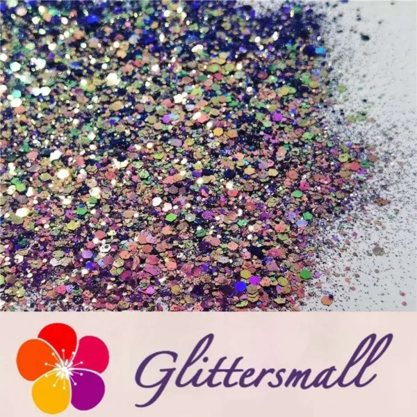 General Mixed Iridescent Phantom Purple Glitter C-BSL010