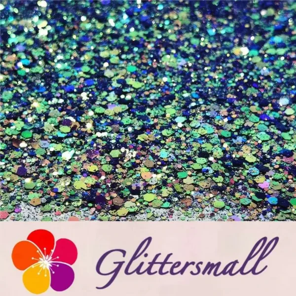 General Mixed Iridescent Phantom Purple Glitter C-BSL010