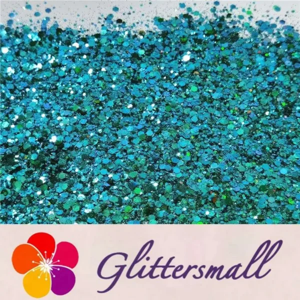 General Mixed Iridescent Phantom Lake Green Glitter C-BSL006