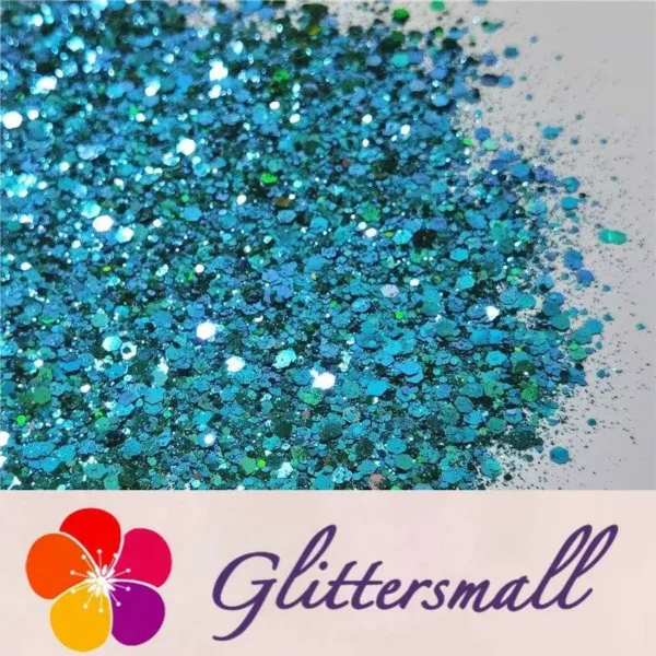 General Mixed Iridescent Phantom Lake Green Glitter C-BSL006