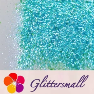 General Mixed Iridescent Translucent Blue Glitter C047