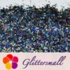 Holographic Black Cellophane Glitter Flakes Holo Shards LB01000 4x4