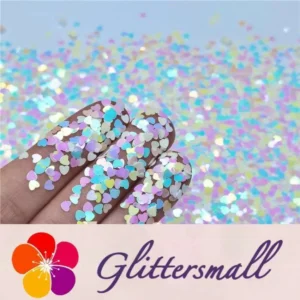 IMG_20200625_213156_f94f677a-858a-4f94-869f-5d18d6c8543f.webp 3mm Heart Shapes Rainbow Mixed Glitter C022R