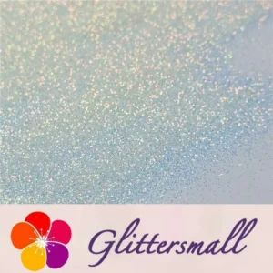 0.3mm Ice Blue and White Iridescent Glitter C021