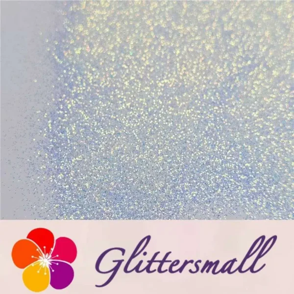 0.3mm Ice Blue and White Brightness Iridescent Glitter FC-F321