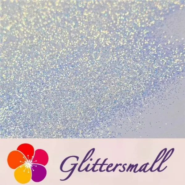 0.3mm Ice Blue and White Brightness Iridescent Glitter FC-F321