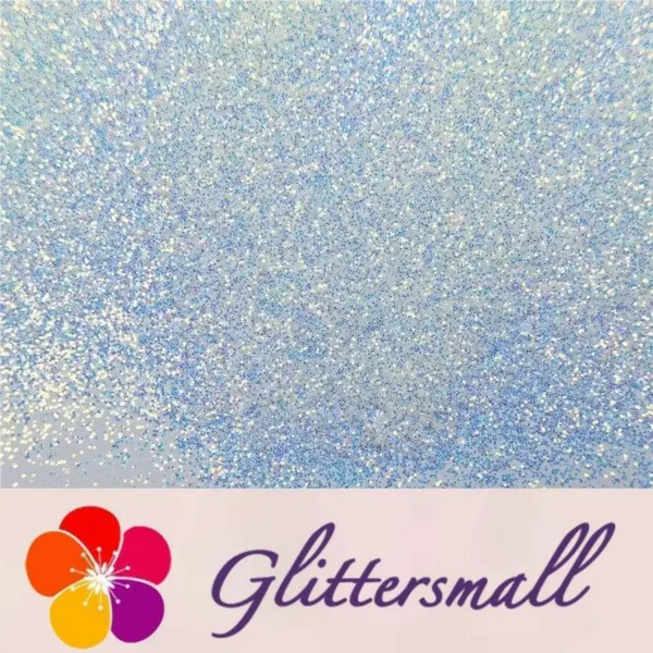 0.3mm Ice Blue and White Brightness Iridescent Glitter FC-F321