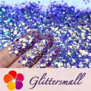 General Mixed Fluorescent Purple High Brightness Glitter FC336
