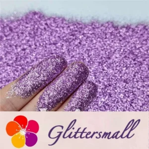 0.3mm Light Purple Fine Glitter Pure Color B0806