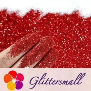 0.3mm American Red Fine Glitter Pure Color B0308