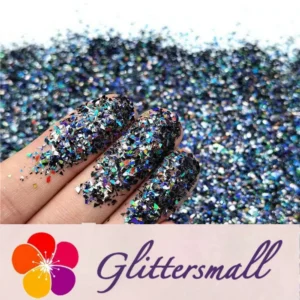 IMG_20200916_213011.webp Holographic Black Opa Cellophane Holo Shards Confetti Glitter Sprinkle Toppings LB01000 2x2