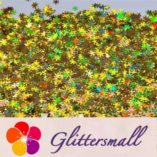 IMG_20200924_201007.webp 6mm Holographic Gold Snowflake Shaped Glitter LB0210