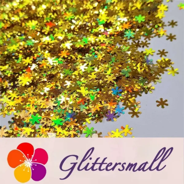 IMG_20200924_201032.webp 6mm Holographic Gold Snowflake Shaped Glitter LB0210