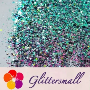 General Mixed Iridescent Phantom Blue Glitter C-BSL7140