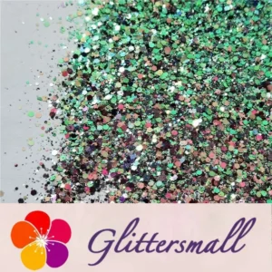 General Mixed Iridescent Phantom Green Glitter C-BSL7150