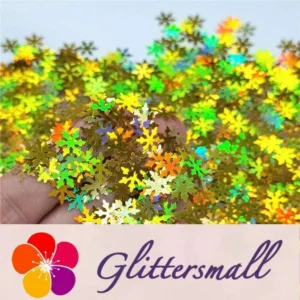 IMG_20200926_193418.webp 9mm Snowflake Shaped Holographic Gold Glitter LB0210