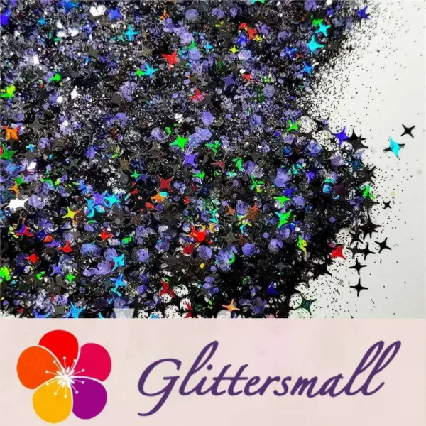 IMG_20201006_204636_156c75c6-974d-47b4-a03f-710f57582621.webp Dark Purple Galaxy (By Morgentau.JS) Custom Mixed Glitter WAL907