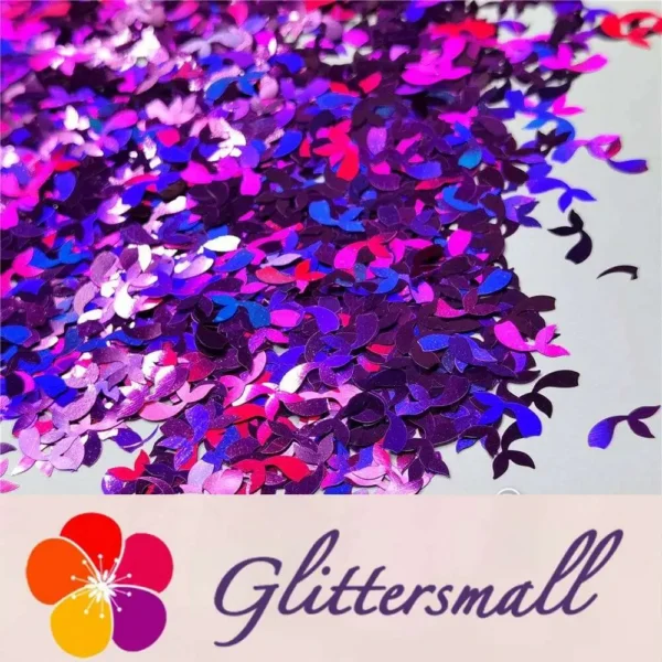 IMG_20201112_212104.webp 9mm Fish Tail Shaped Holographic Purple Glitter LB0800