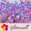 IMG_20201221_133906.webp 9mm Flame Or Fire Shaped Holographic Light Purple Glitter LB0802