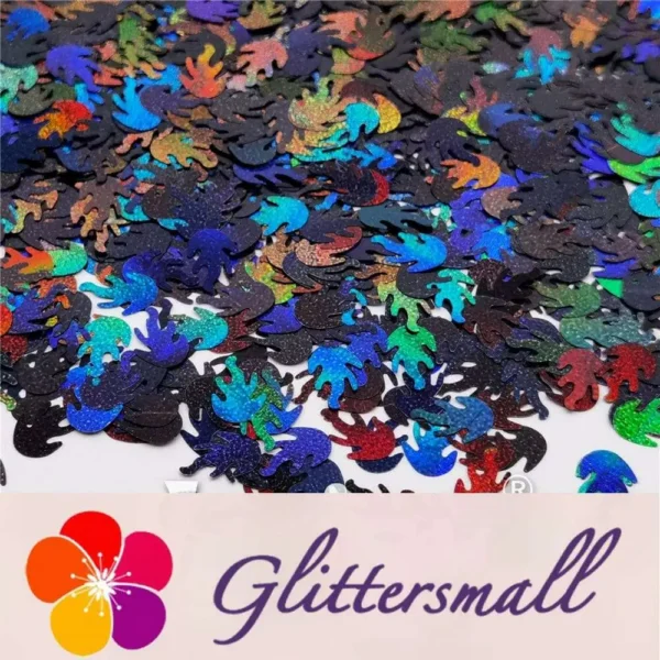 IMG_20201221_134139.webp 9mm Flame Or Fire Shaped Holographic Black Glitter LB01000