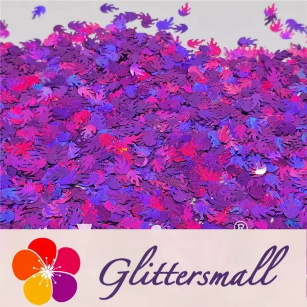 IMG_20201221_140630.webp 9mm Flame Or Fire Shaped Holographic Purple Glitter LB0800
