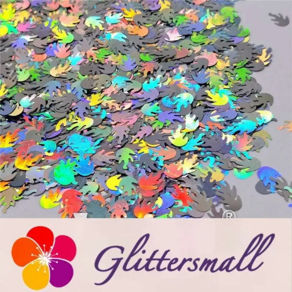 IMG_20201221_142902.webp 9mm Flame Or Fire Shaped Holographic Silver Glitter LB0100