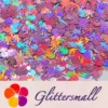 IMG_20201221_145544.webp 9mm Flame Or Fire Shaped Holographic Pink Glitter LB0901