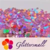 IMG_20201221_145610.webp 9mm Flame Or Fire Shaped Holographic Pink Glitter LB0901