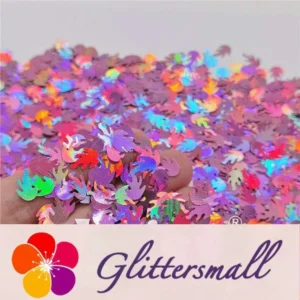 IMG_20201221_145610.webp 9mm Flame Or Fire Shaped Holographic Pink Glitter LB0901