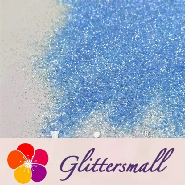 0.2/0.4mm Holographic and Fluorescent Baby Blue Mixed High Brightness Glitter HL11