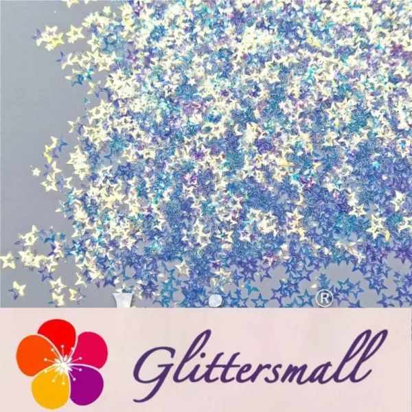 IMG_20210108_171942.webp 6mm Hollow Out Star Shaped Dream Blue Iridescent Glitter C004