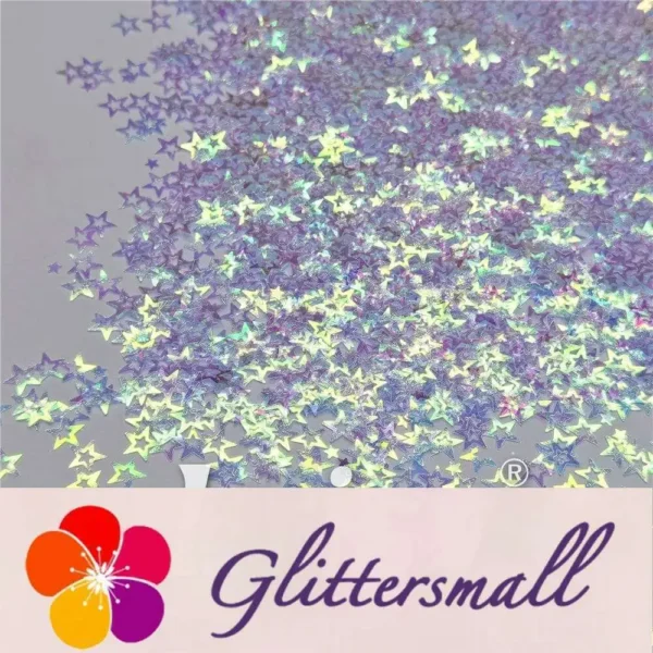 IMG_20210108_172009.webp 6mm Hollow Out Star Shaped Dream Blue Iridescent Glitter C004