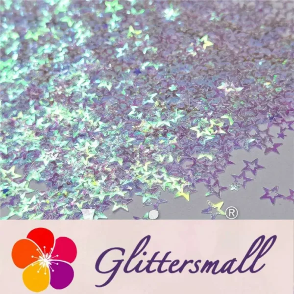IMG_20210108_172041.webp 6mm Hollow Out Star Shaped Dream Blue Iridescent Glitter C004
