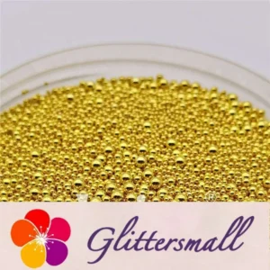 Gold Beads 2/1.5/1/0.8/0.5mm Mixed Metal Nail Charms MD213